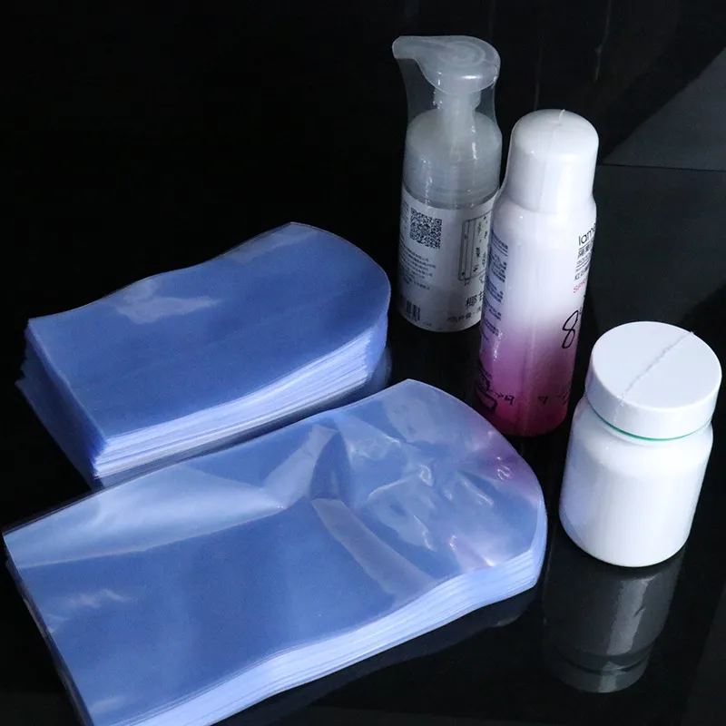 Transparente Schrumpffolienbeutel für 8-OZ-Flaschen